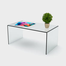 clear acrylic coffee table