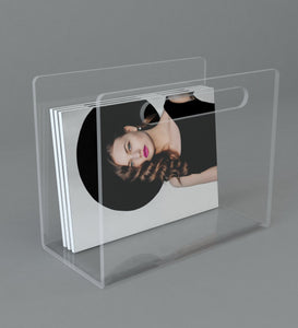 acrylic magazine rack