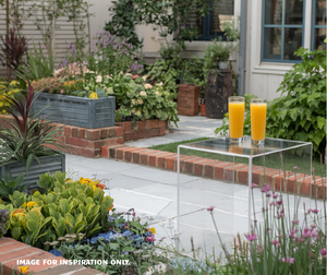Springtime Splendour: Elevate Your Outdoor Space with a Clear Acrylic Patio Table