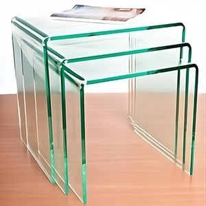 clear acrylic nest of tables