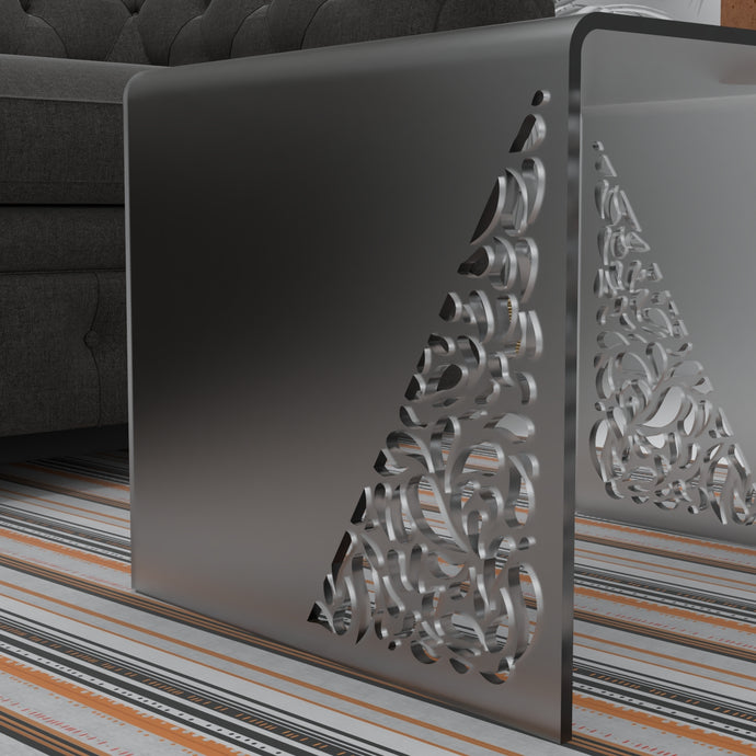 Floral Detail Perspex® Acrylic Tables. Save 40% + free delivery