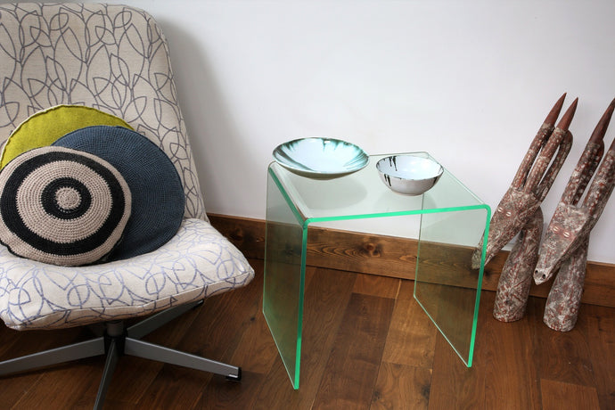 Perspex® Acrylic Side Table glass effect