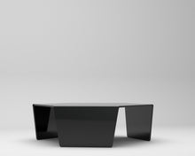 Hexagonal Perspex® Acrylic Tables. In Black or White
