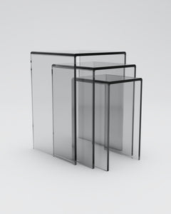 Perspex® Acrylic Tower Side Tables in 3 sizes