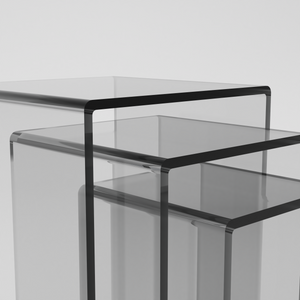 Perspex® Acrylic Tower Side Tables in 3 sizes