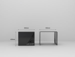 perspex acrylic coffee table range