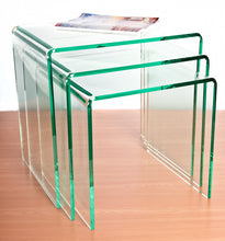 Premium Perspex® Acrylic Nested Tables glass effect