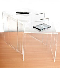 perspex nest of tables